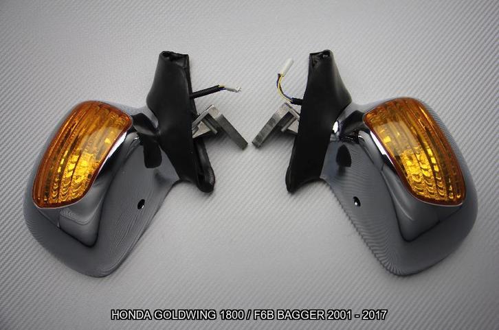 Set spiegels voor HONDA GOLDWING 1800 F6B BAGGER 2001 - 2017, Motoren, Accessoires | Overige, Nieuw, Ophalen of Verzenden
