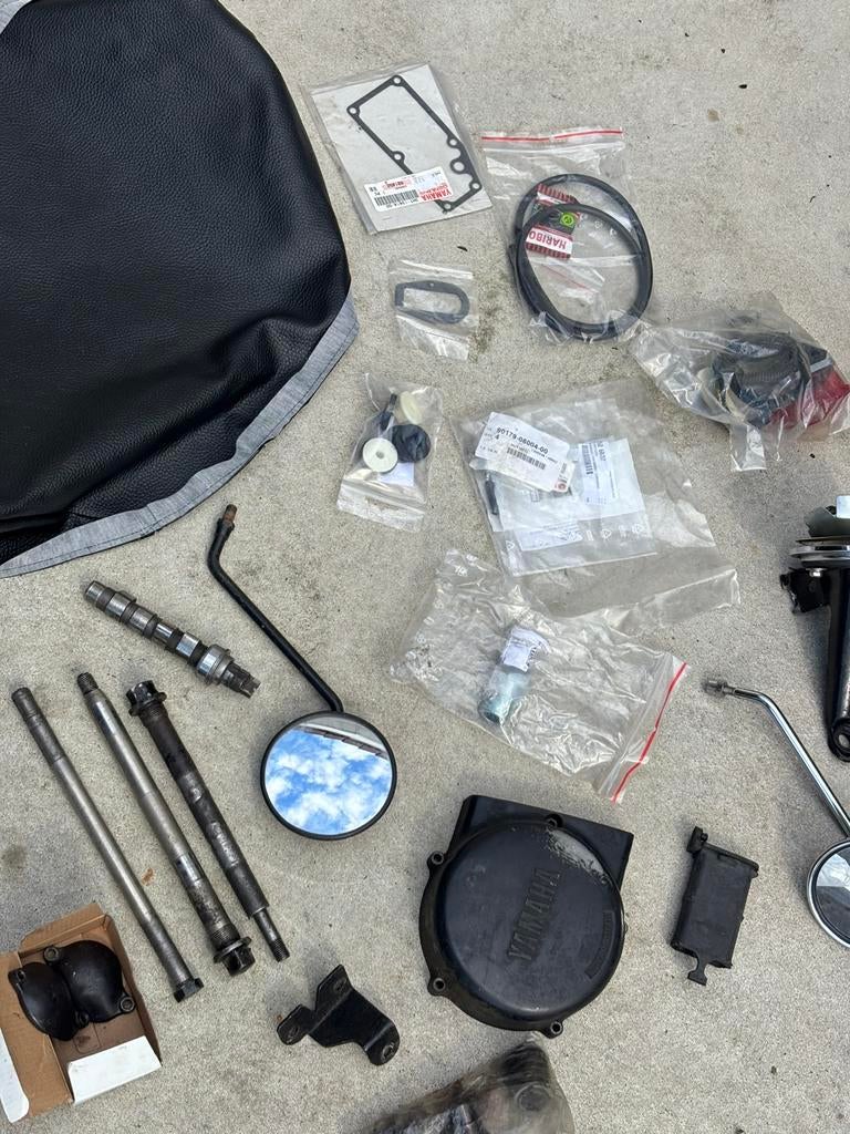 Yamaha XT500 onderdelen., Motos, Enlèvement