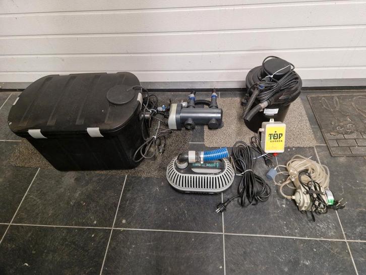 Complete vijverpomp met toebehoren, Jardin & Terrasse, Accessoires pour étangs, Pompe de bassin, Enlèvement