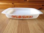 vintage arcopal plat pour le four motifs flore, Ophalen of Verzenden, Gebruikt, Kom(men)