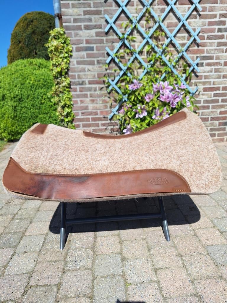 Vilten pad voor westernzadel in beige kleur, weinig gebruikt, Dieren en Toebehoren, Ophalen, Beige