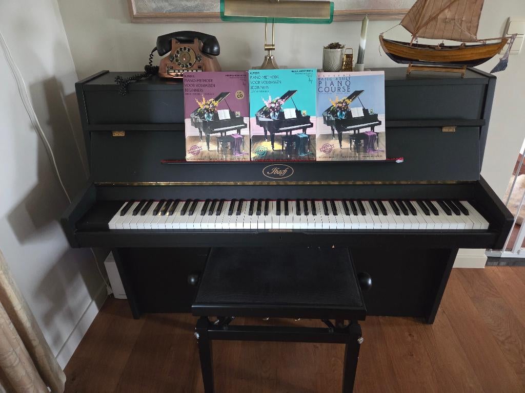 Piano Ibach, Musique & Instruments, Enlèvement, Utilisé, Noir, Piano