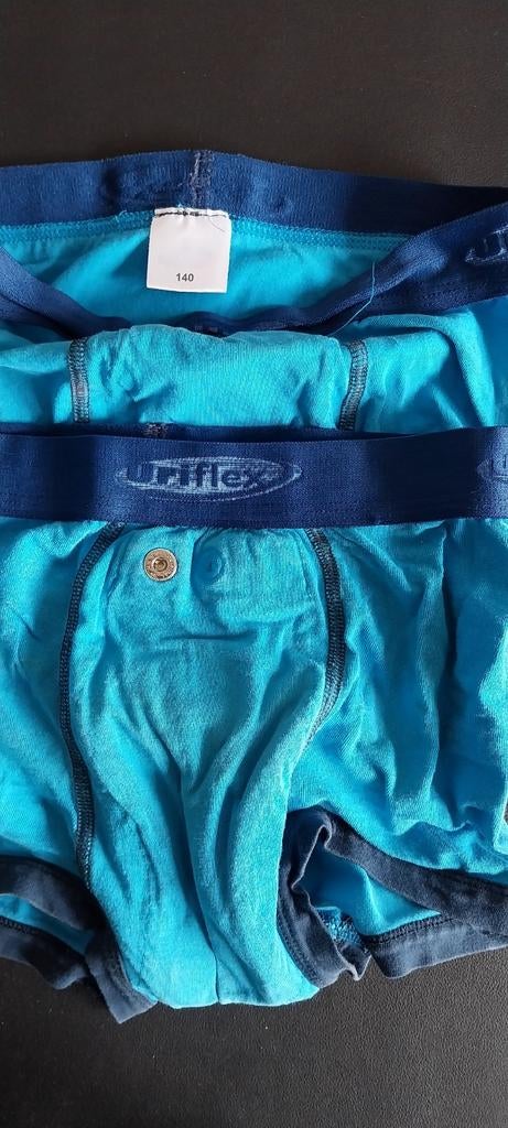 2 sensor plasbroekjes Charco blauw maat 140, Ophalen