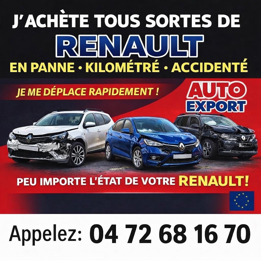 Je rachète tout Dacia et renualt, Auto's, Bedrijf, Te koop