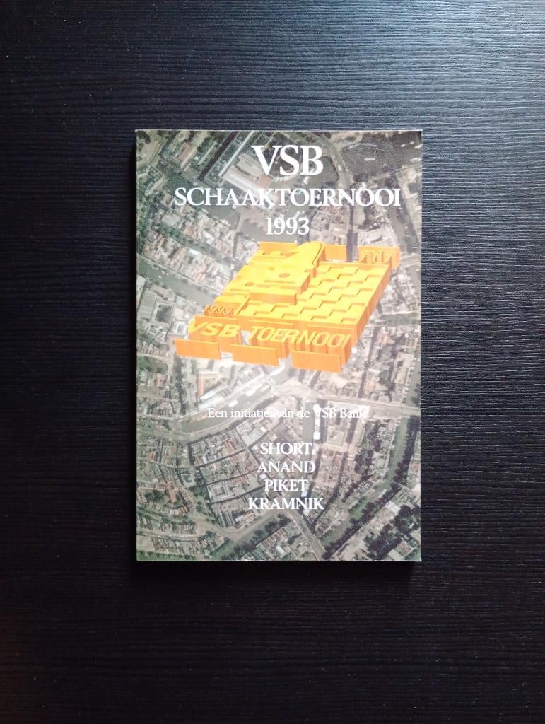 VSB schaak toernooi 1993, Hobby en Vrije tijd, Ophalen of Verzenden, Minder dan 500 stukjes, Zo goed als nieuw, Schaken