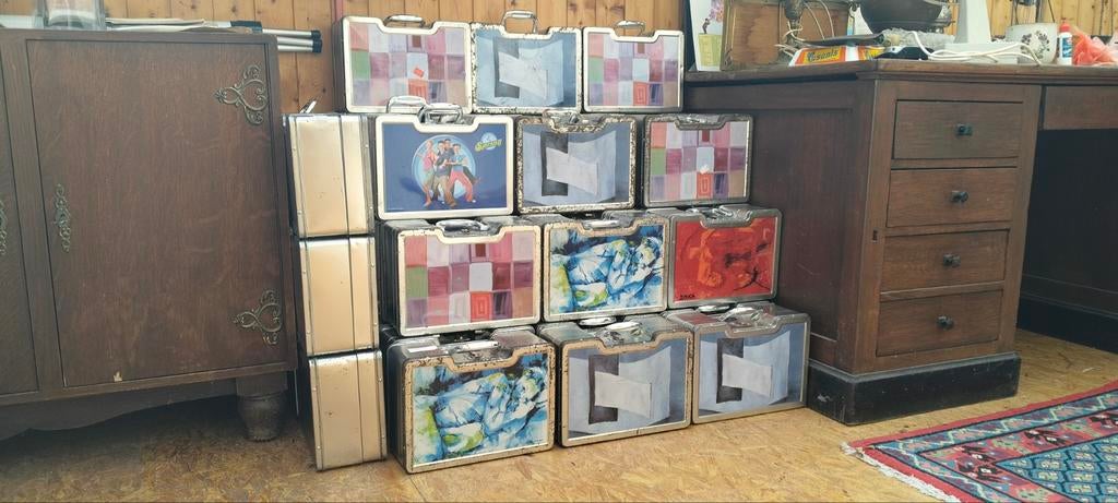 Metalen kistjes proximus, Huis en Inrichting, Ophalen, Gebruikt