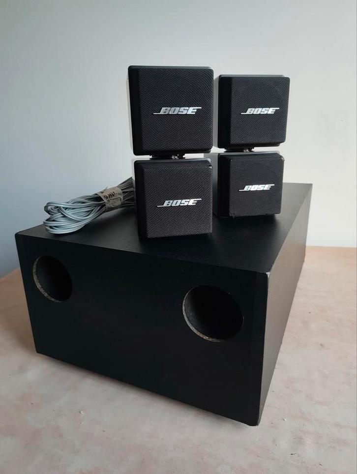 Bose Acoustimas série I, TV, Hi-fi & Vidéo, Ensembles home-cinéma, Utilisé, Système 2.1, 70 watts ou plus, Autres marques, Enlèvement ou Envoi