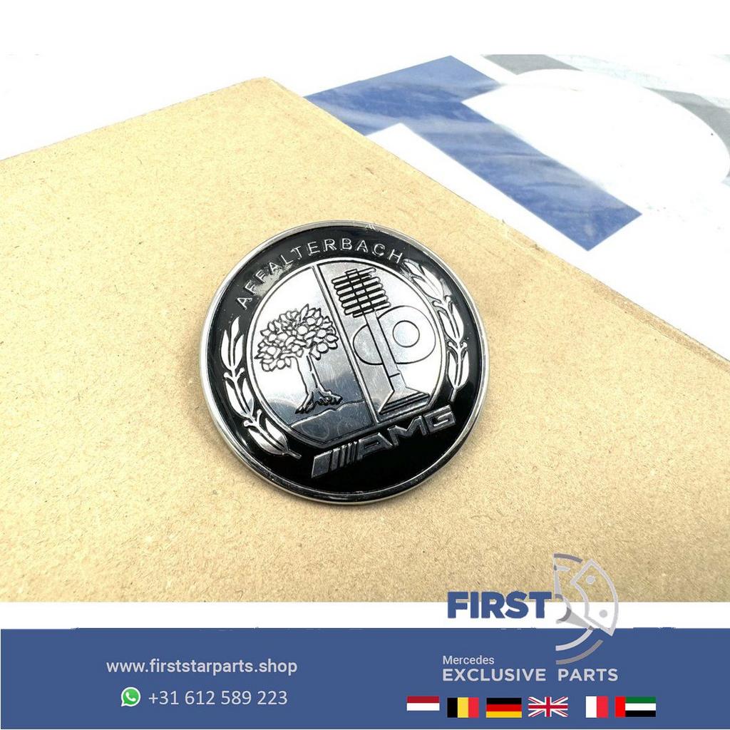 Mercedes AMG AFFALTERBACH EMBLEEM VOORBUMPER LOGO BADGE A45, Utilisé, -, -, Enlèvement ou Envoi