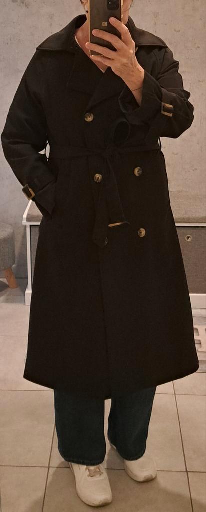 Trendy zwarte damestrenchcoat, Kleding | Dames, Jassen | Winter, Ophalen