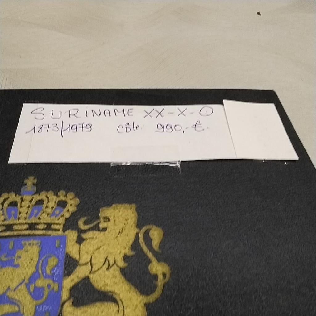 SURINAME XX-X-Gest. 1873/1979 cote 990,00€ DAVO album, Enlèvement ou Envoi