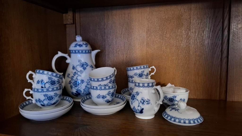 vintage porselein, Ophalen