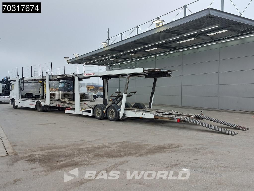 Mercedes Axor 1833 4X2 Kassbohrer SSV-01 car transporter com, Automaat, Cruise Control, Wit, Mercedes-Benz