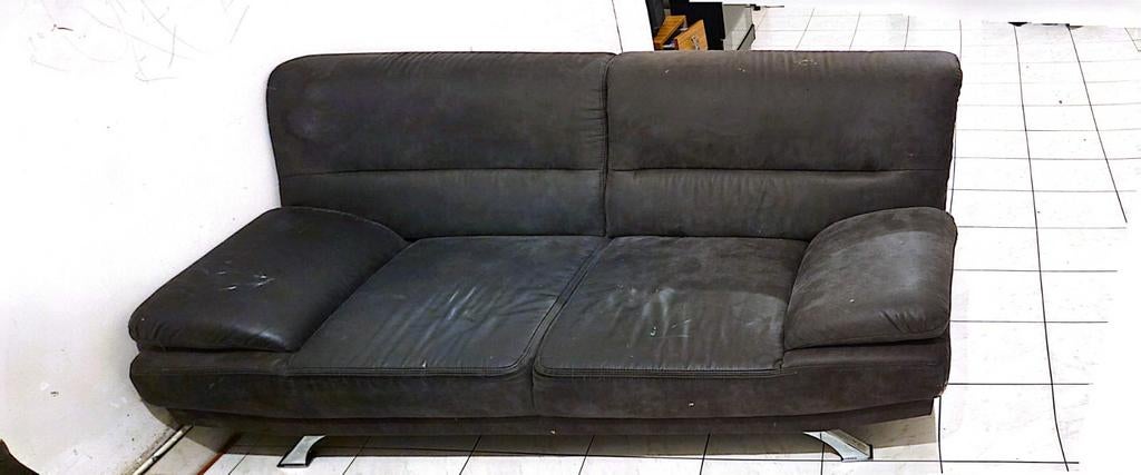 Leren zetels: 3-zit + 2-zit (set), Huis en Inrichting, Ophalen