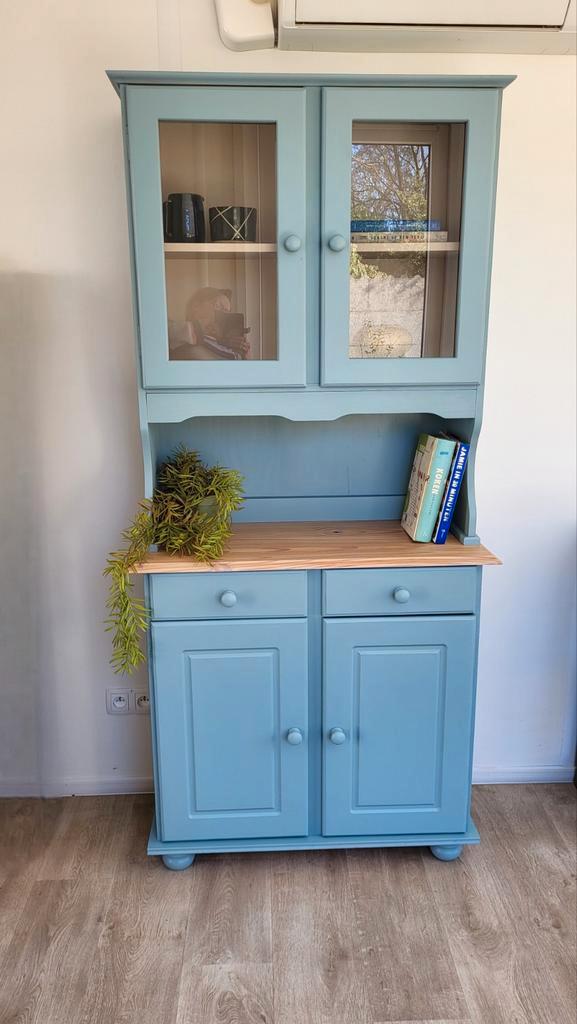 Opgeknapte grenen buffetkast, Maison & Meubles, Armoires | Buffets, Enlèvement ou Envoi