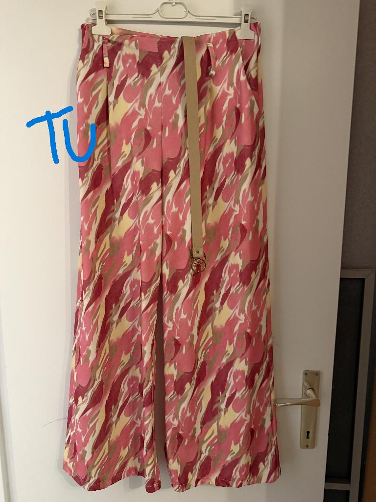 dames broek met rekker en riem terra di siena, Maat 38/40 (M), Terra di Siena, Ophalen of Verzenden, Zo goed als nieuw