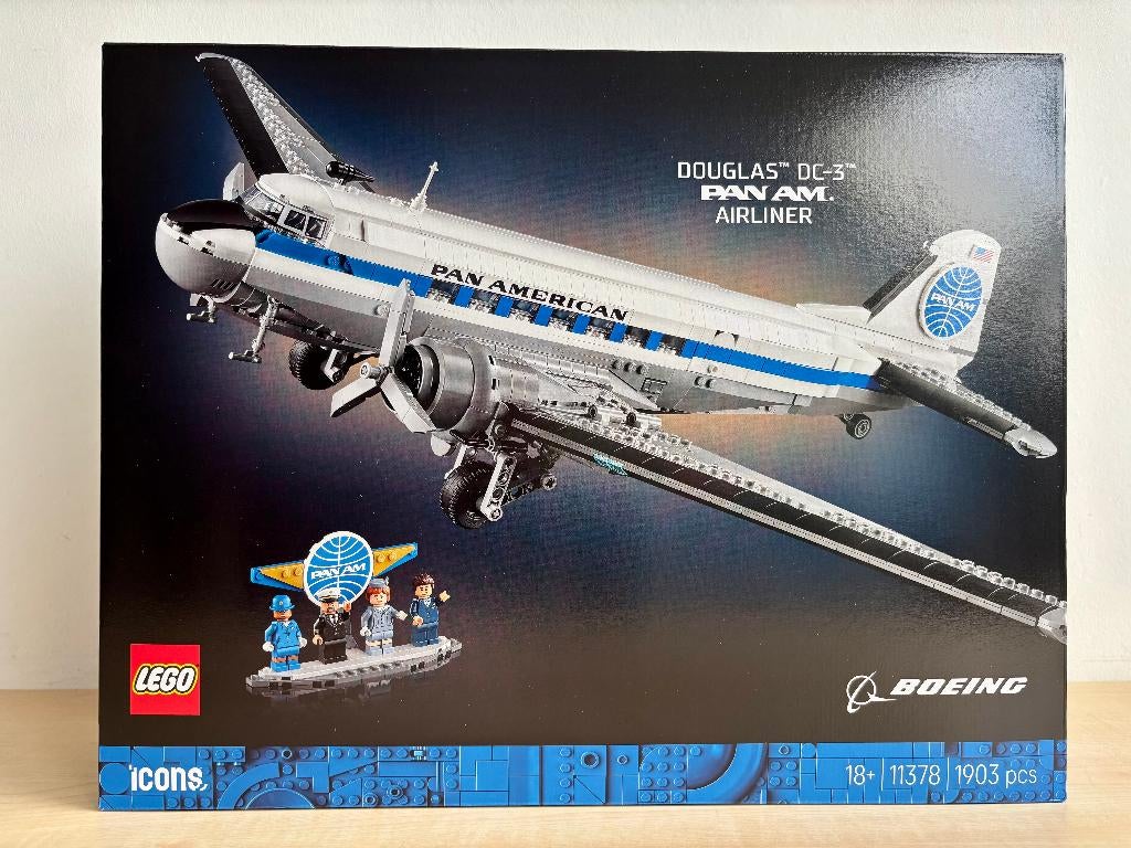 Lego 11378 Douglas DC-3 PAN AM Airliner Nieuw, Nieuw, Ophalen of Verzenden, Icons, Complete set