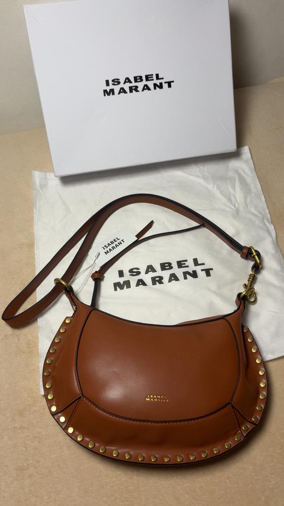 Isabel Marant OSKAN MOON tas, Handtassen en Accessoires, Tassen | Damestassen, Zo goed als nieuw, Handtas, Bruin, Ophalen of Verzenden