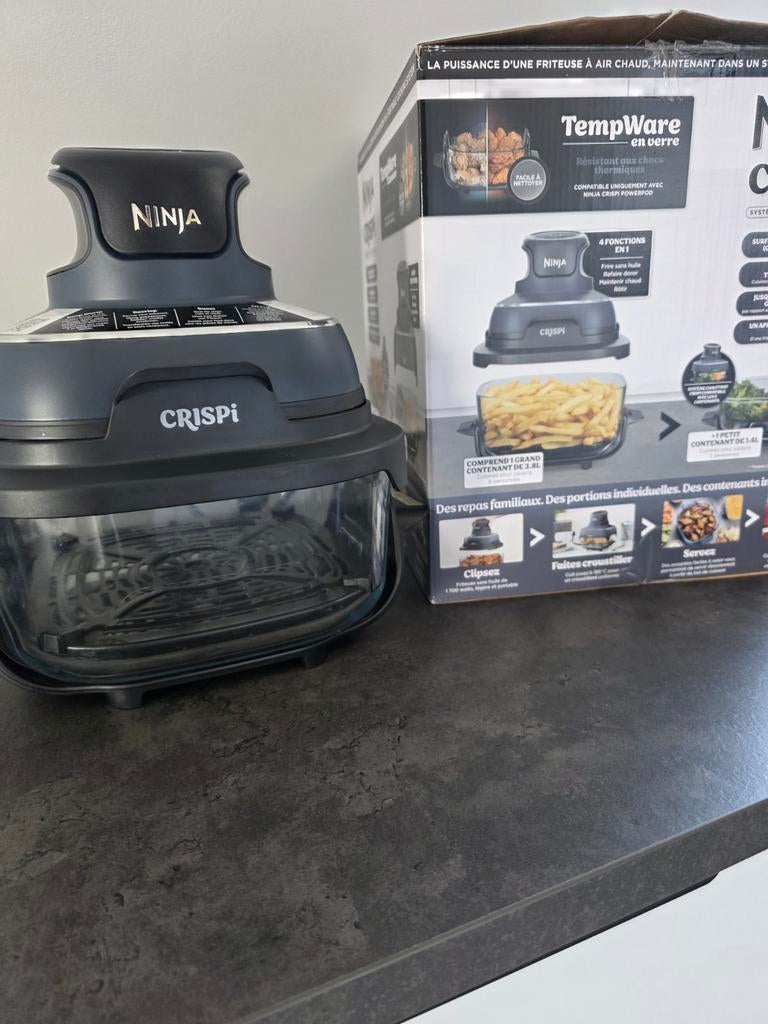 Magnifique Airfryers
Ninja CRISPi 4-in-1 Airfryer, Electroménager, Friteuses à air, Enlèvement, Friteuse à air