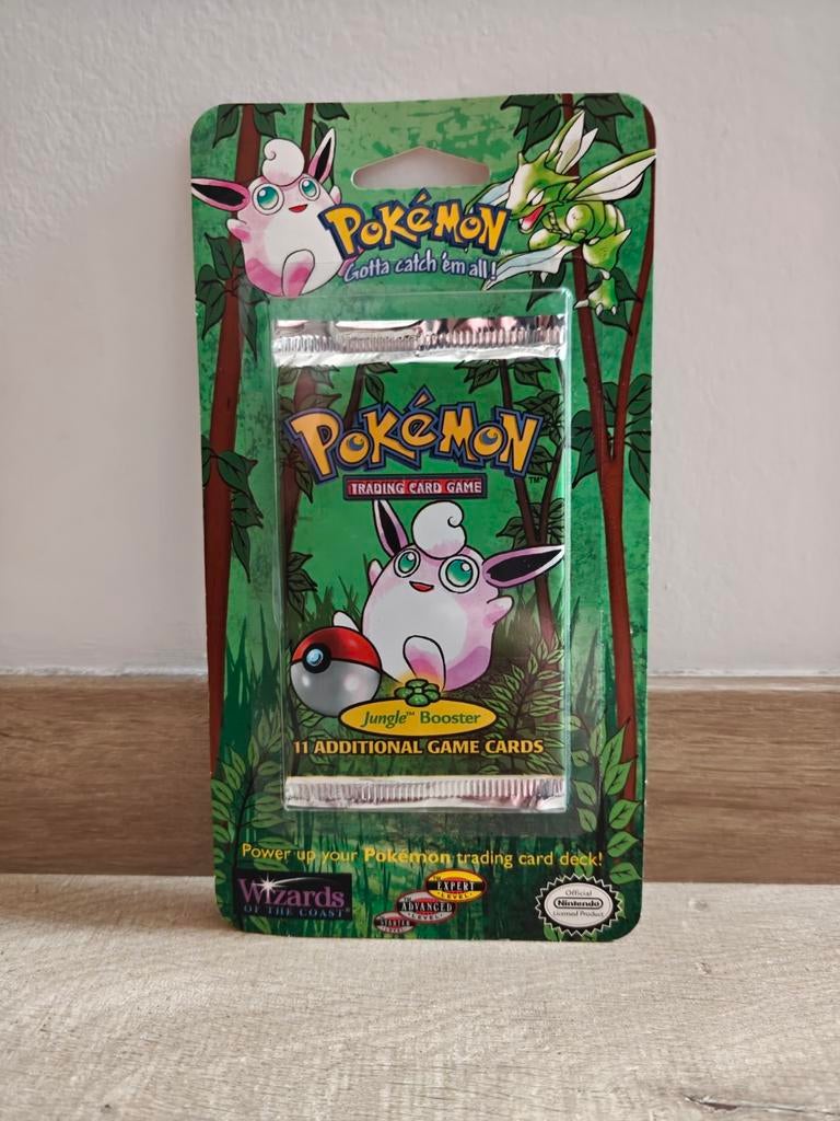 Pokémon jungle blister WOTC, Hobby en Vrije tijd, Verzamelkaartspellen | Pokémon, Nieuw, Booster, Foil, Ophalen of Verzenden