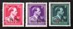 België: OBP 724R/S/T ** Open kraag 1946., Koninklijk huis, Frankeerzegel, Ophalen of Verzenden, Zonder stempel
