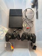 Playstation 2 met 2 controllers, Games en Spelcomputers, Spelcomputers | Sony PlayStation 2, Ophalen, Gebruikt, Met 2 controllers