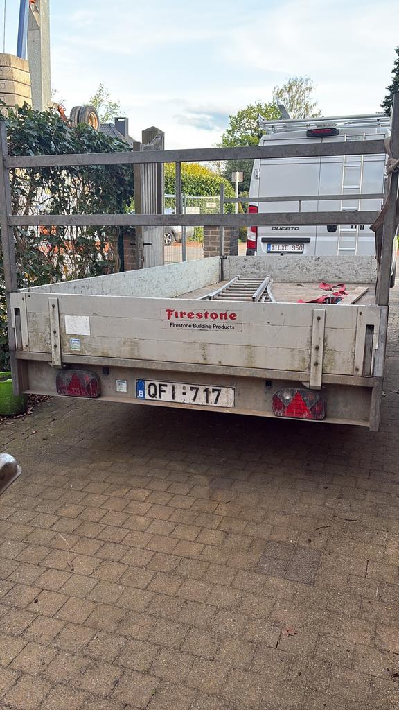 Anssems aanhangwagen 1,8mx4m, Ophalen, Gebruikt