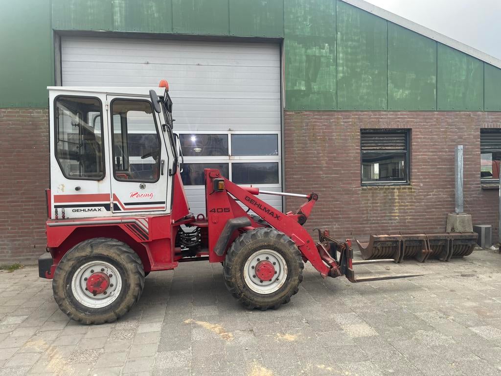 Gehlmax loader knikshovel kramer wiellader, Ophalen