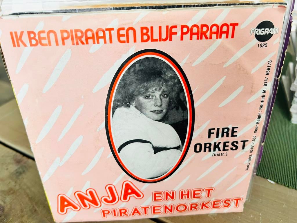 Anja : Ik Ben Piraat En Blijf Paraat / Fire Orkest (Instr.), Ophalen of Verzenden, Zo goed als nieuw