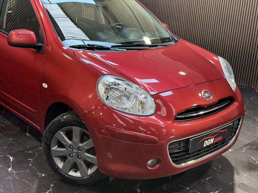 Nissan Micra Micra 1.2i ELLE, Autos, Rouge, Entreprise, Boîte manuelle, Noir