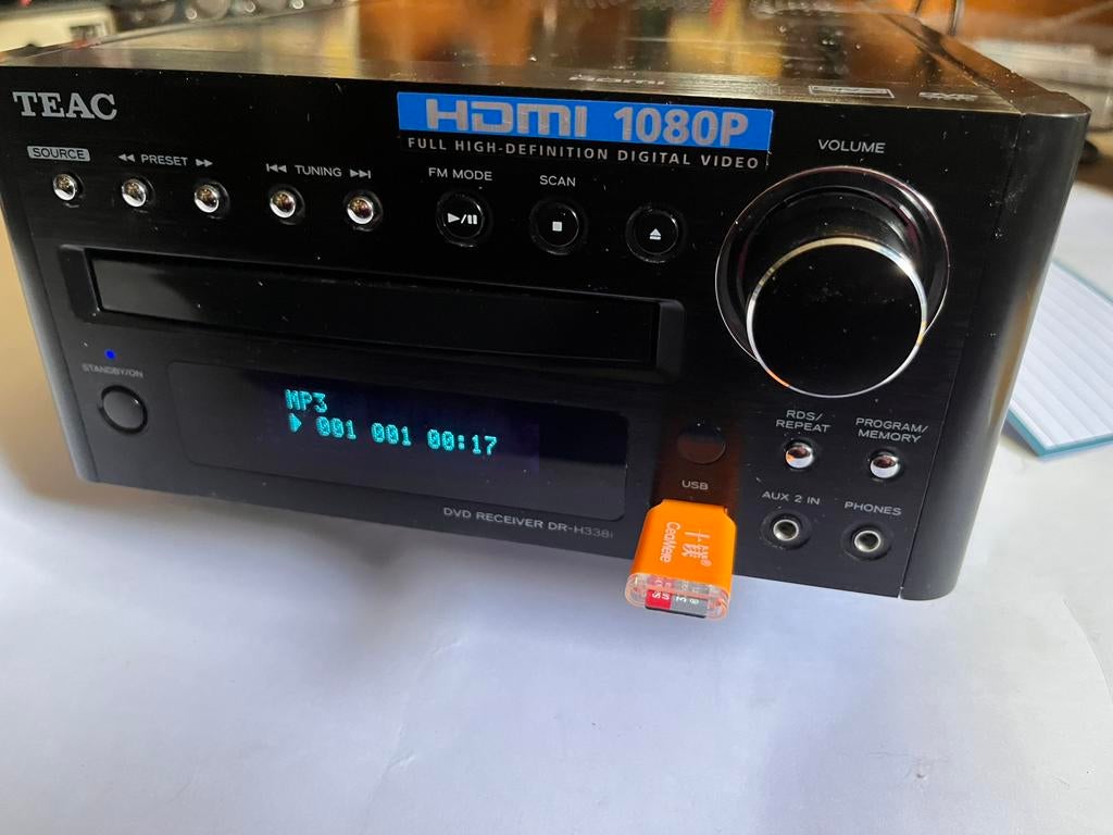 TEAC DVD receiver (Radio,CD,MP3 ….), Autos : Divers, Autoradios, Comme neuf, Enlèvement ou Envoi