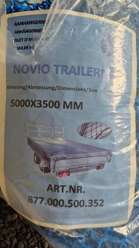 Net voor aanhangwagen, Ophalen, Nieuw