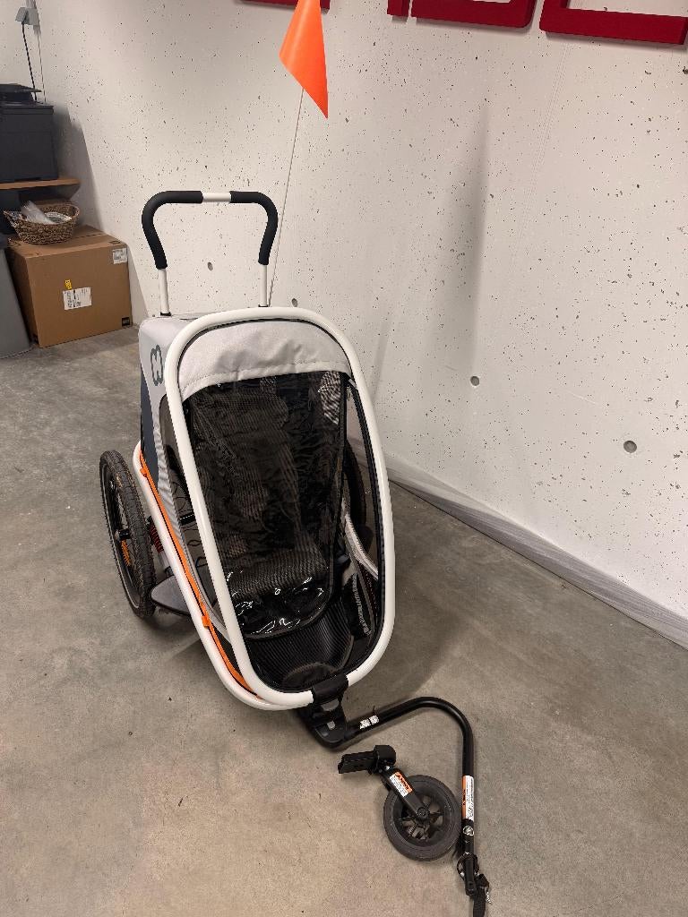 TE KOOP: Hamax Fiets- & Wandelkar – Compleet met accessoires, Ophalen, Zo goed als nieuw, Hamax