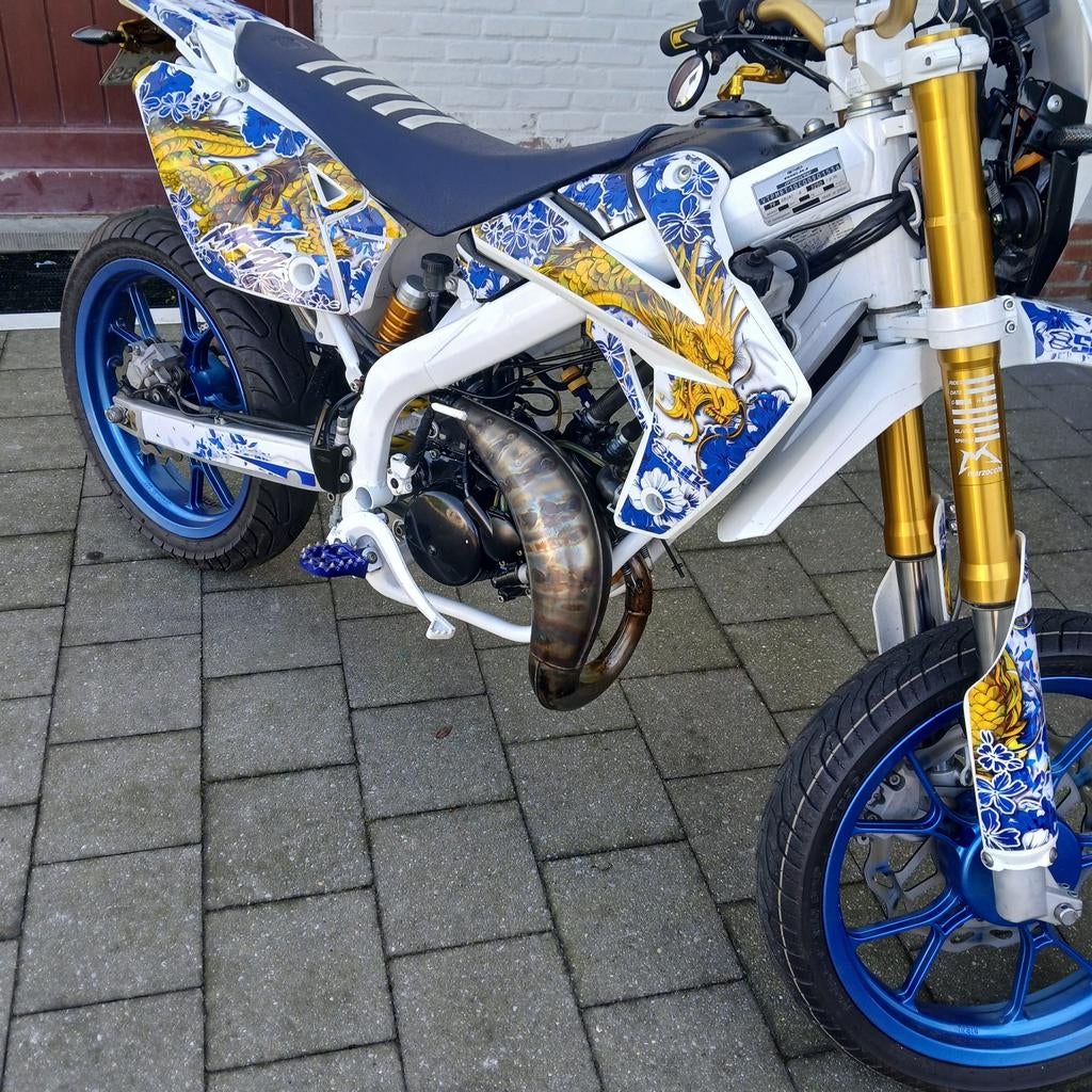 Uitlaat am6 rieju - veel kracht., Ophalen