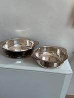2 saladiers Wiskemann en métal argenté, Enlèvement ou Envoi