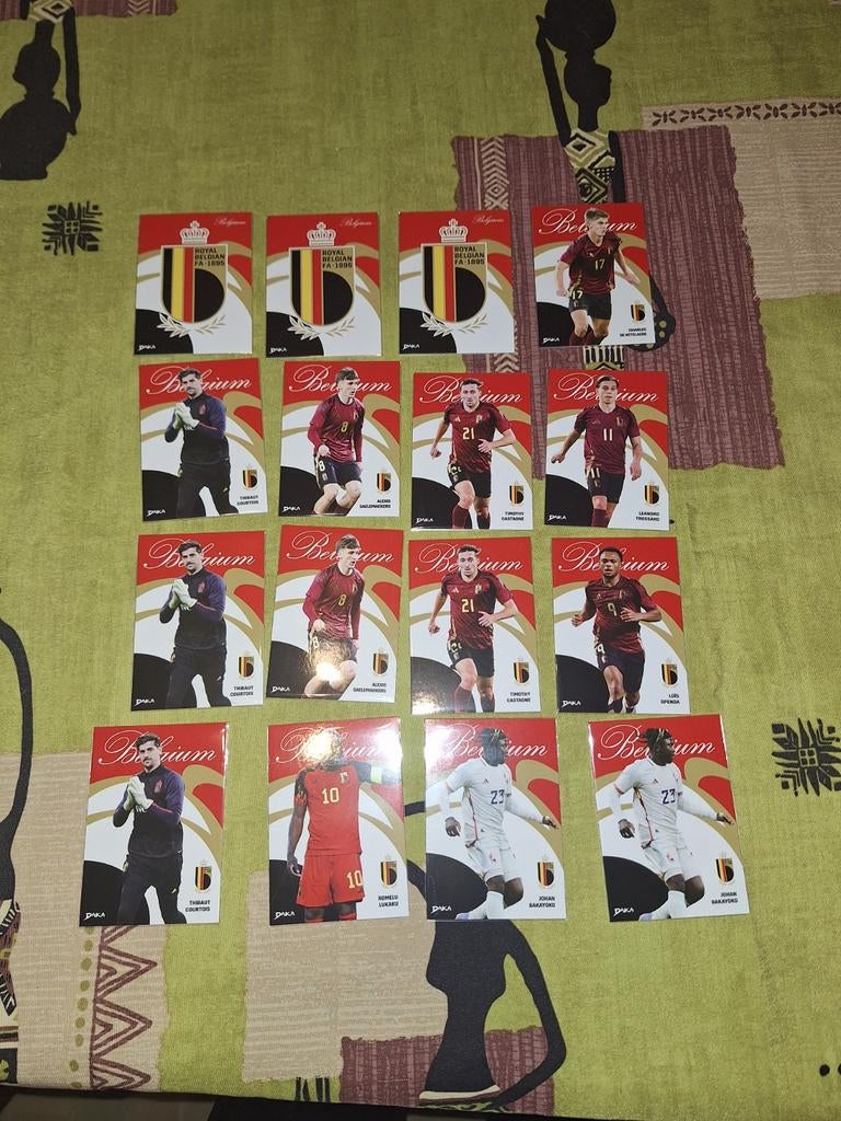 Daka kaarten rode duivels, Ophalen of Verzenden, Nieuw, Spelerskaart