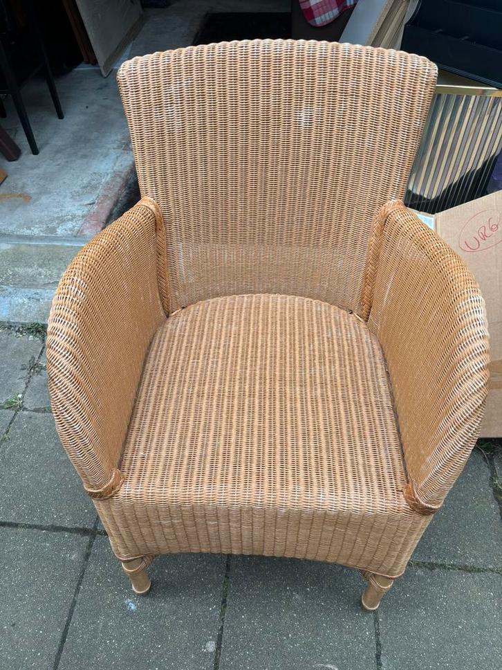 Fauteuil en rotin « Evolution » de Vincent Sheppard, Maison & Meubles, Fauteuils, Comme neuf, Enlèvement