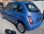 NISSAN MICRA 1.2 ESS 04/2003 BOITE AUTOMAT EURO 4 OK LEZ, Auto's, Stof, Blauw, 5 zetels, Elektrische ramen