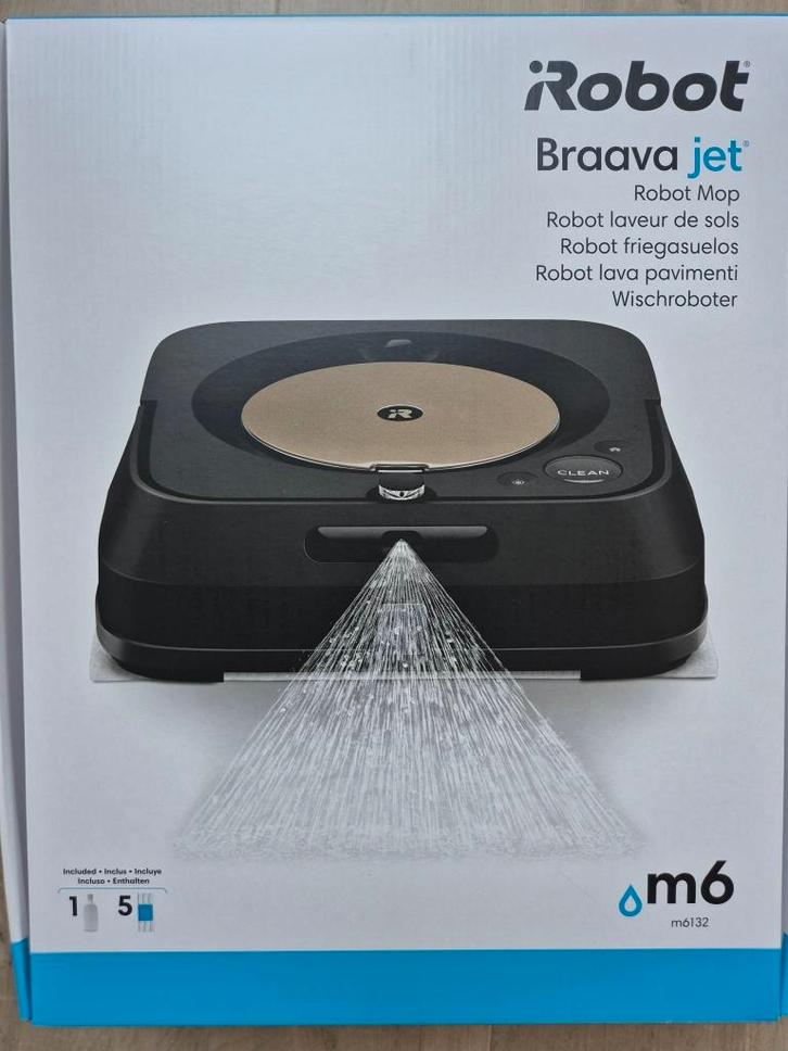 Robot Braava Jet M6 / M6132  - nieuw, Elektronische apparatuur, Stofzuigers, Ophalen of Verzenden