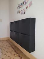 Schoenenkasten/opberger Trones Ikea zwart, Ophalen, Gebruikt, Ikea