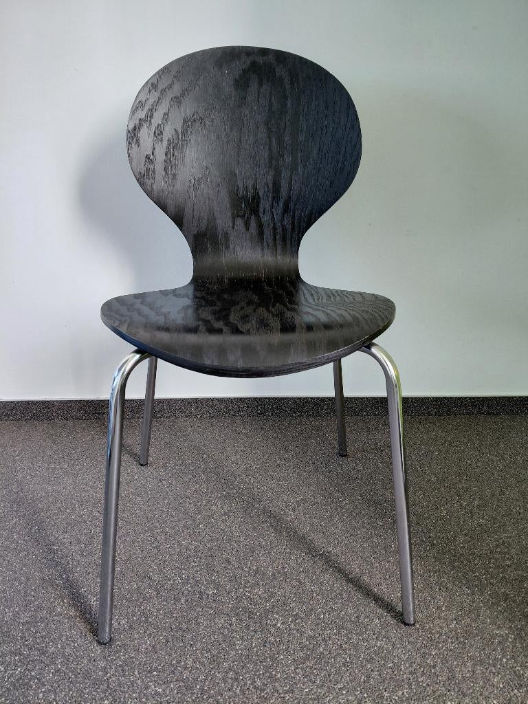 4 Chaises Kokoon Perry, Maison & Meubles, Chaises, Utilisé, Quatre, Bois, Noir, Enlèvement