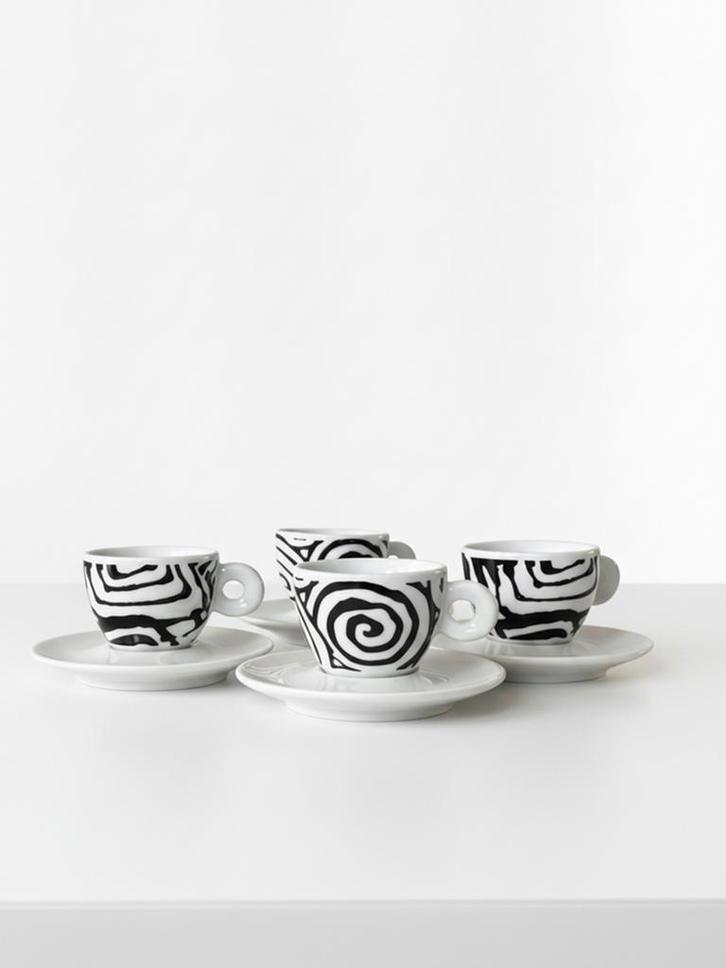 Illy Collection 1995 Spirali by Pietrobelli, Verzamelen, Porselein, Kristal en Bestek, Zo goed als nieuw, Ophalen of Verzenden