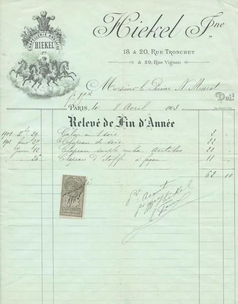 Militaria+Napoléon Murat+galon de soie+Prince Napoléon, Enlèvement ou Envoi, Armée de terre, Ruban, Médaille ou Ailes