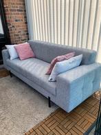 Canapé 3 places - tissu - gris clair - comme neuf !, Enlèvement, Comme neuf