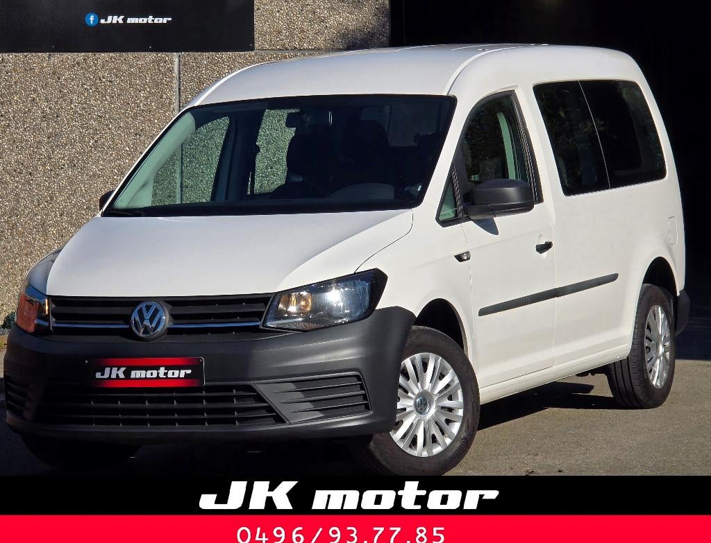 VOLKSWAGEN Caddy  maxi  2L Tdi Diesel    102ch   -  02/2020, 75 kW, Wit, Bedrijf, 5 deurs