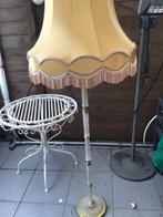 Staanlamp in koper en glas perfecte staat, Ophalen