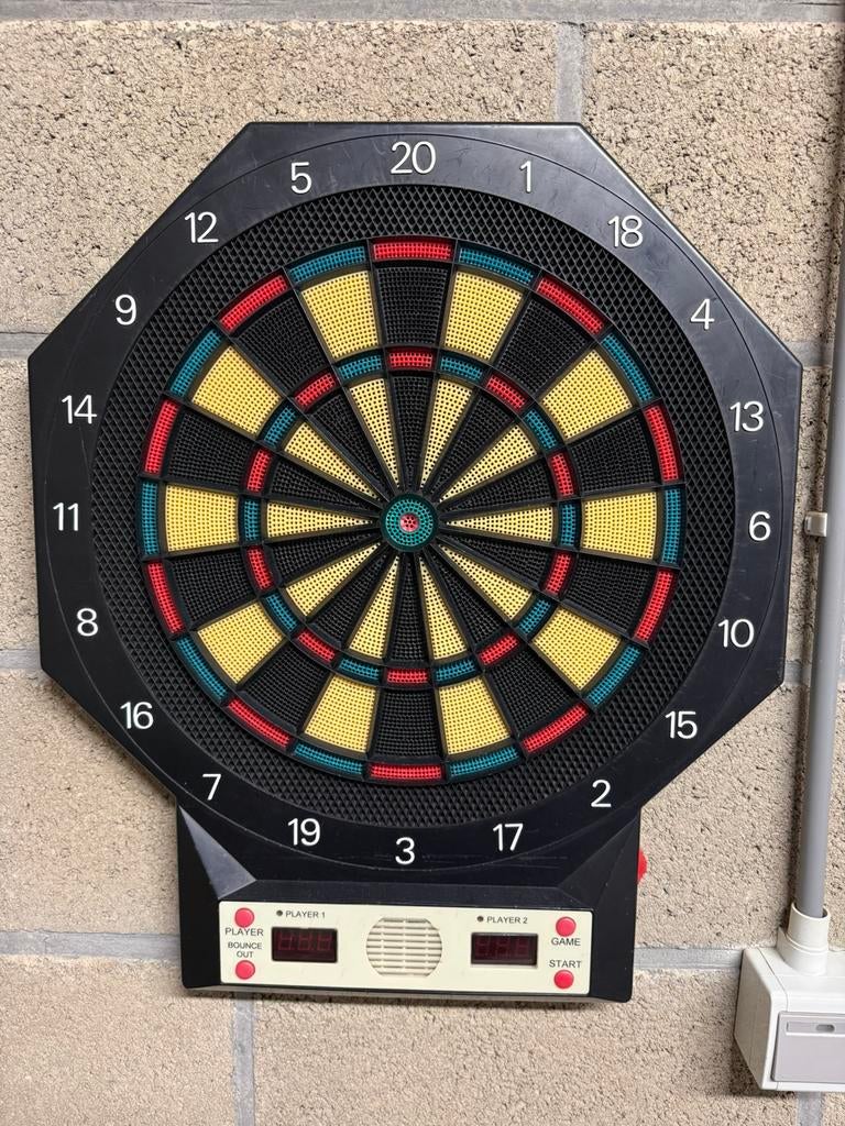 Electronisch dartbord, Ophalen, Gebruikt, Dartbord, Elektronisch
