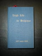 livre High Life de Belgique 1983 adel, Enlèvement ou Envoi, Diverse auteurs, Utilisé, 20e siècle ou après