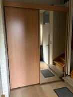 Armoire 2 portes coulissantes avec miroir, Maison & Meubles, Enlèvement, Comme neuf, Avec tablette(s)
