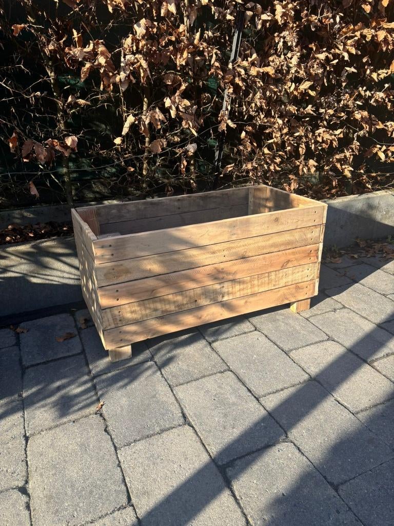 Duurzame Plantenbakken Gerecycled Hout–Stijlvol&Betaalbaar!, Nieuw, Ophalen of Verzenden, Rijkevorsel, Rechthoekig