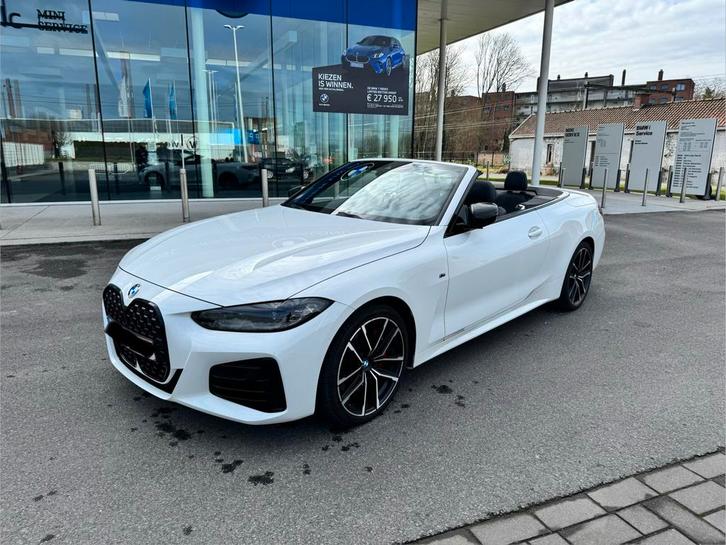 BMW M440i xDrive cabriolet, Auto's, BMW, Particulier, 4 Reeks, Benzine, Euro 6, Cabriolet, Automaat, Wit, Zwart, Leder, Vierwielaandrijving